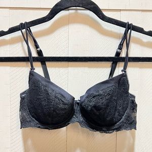 Gap Body | Black Lace Balconnet Bra